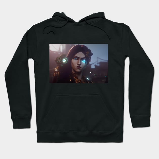 Female Game Character Hoodie by Mind Tribe